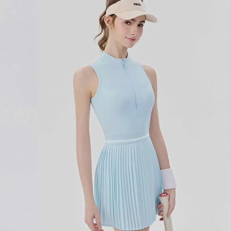 Cooling Cutout Open-Back Tennis Dress factory