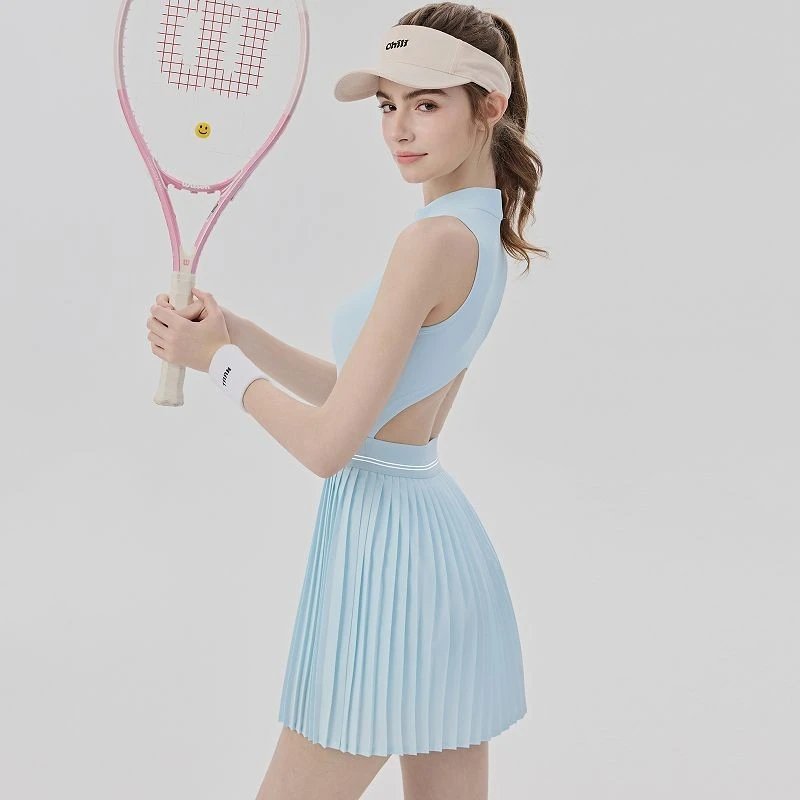 Cooling Cutout Open-Back Tennis Dress best